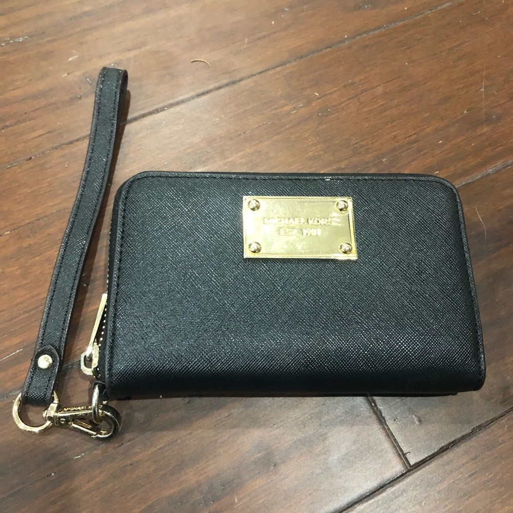Michael Kori’s Black Wristlet